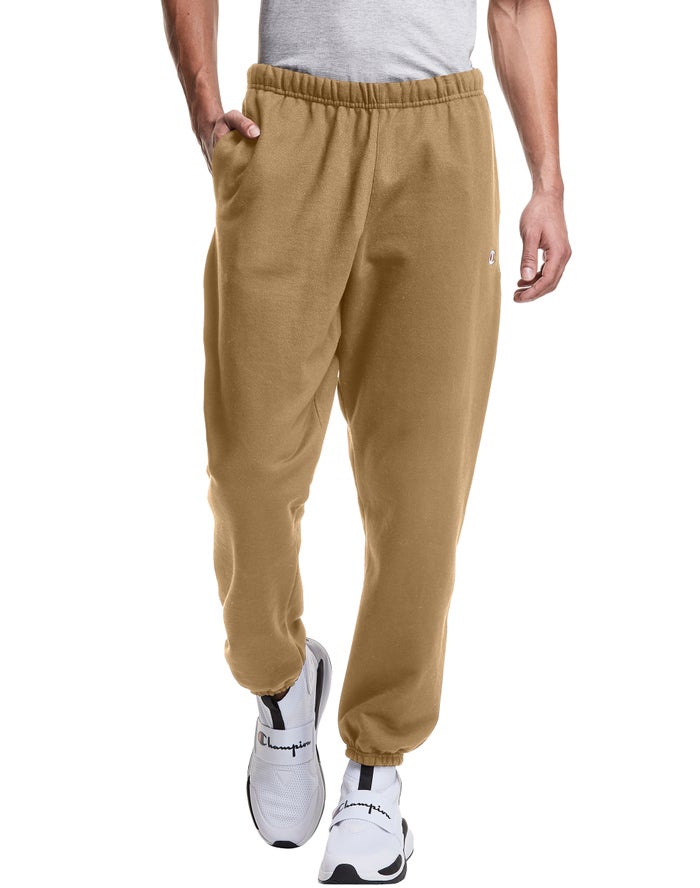 Champion Reverse Weave Broek Heren - Khaki - Belgie 1857RGDIX